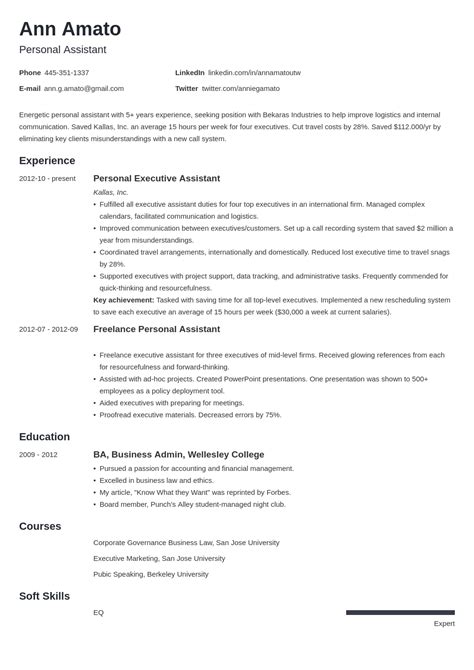 Resume Format Examples & Templates for 2024