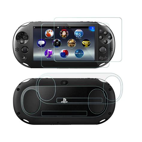 Tempered Glass Front+Back Screen Protector Film for Sony PlayStation For Psvita PS Vita PSV 2000 ...