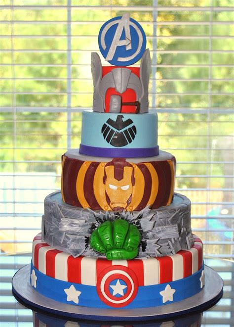 Hopes Sweet Cakes Avengers Cake And Party | Marvel avengers cake, Marvel cake, Avengers birthday ...