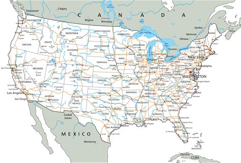 United States Map With Highways