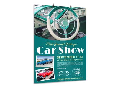 Car Show Poster Templates | MyCreativeShop