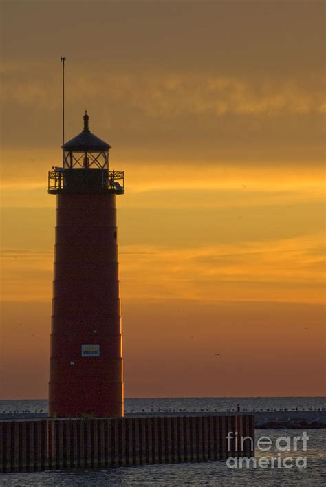 Kenosha Lighthouse Photograph by Birgit Tyrrell