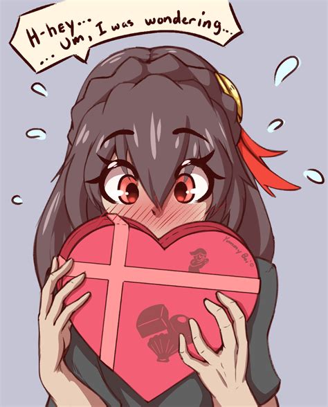 Valentines Day with Yunyun by Swordkirby6 on Newgrounds