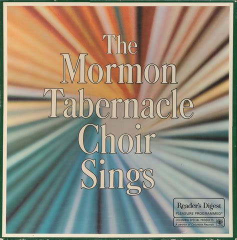 The Mormon Tabernacle Choir Sings | Discogs