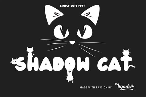 Shadow Cat Font | dafont.com