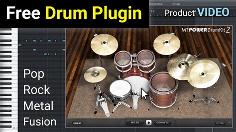 FREE MT Power Drum Kit 2 - AU and VST Drum Plugin - NEW VERSION - YouTube