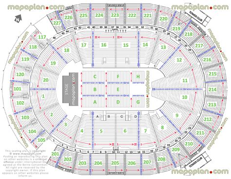 Las Vegas T-Mobile Arena seating chart - Detailed seat & row numbers ...