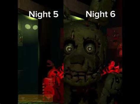 How Long Can You Last DOING NOTHING in FNAF3 night 5 and night 6👾🤖💀 - YouTube