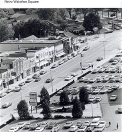 Cars zip along King Street in downtown Kitchener in the early 1950's. | Twin cities, Gone days ...