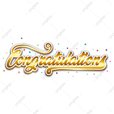 Congratulations Letter Vector Hd PNG Images, Gold Congratulations Lettering Transparent ...