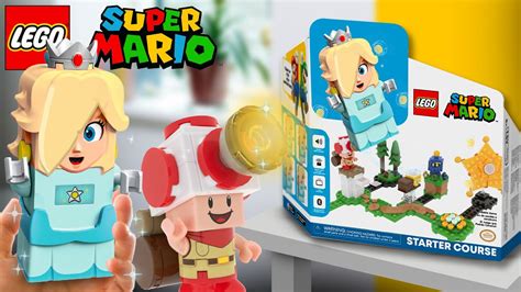 NEW Lego Super Mario Galaxy ROSALINA STARTER COURSE!! with captain toad ...