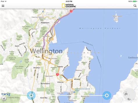 Map of Wellington, New Zealand. | New zealand north, Lower hutt, New zealand