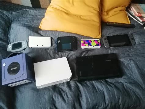 my nintendo console collection so far. if you have any questions feel ...