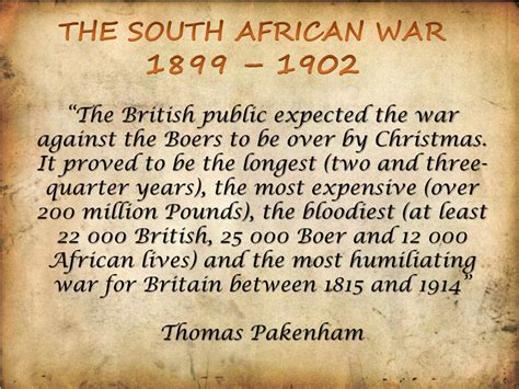 PPT - The SOUTH african war 1899 – 1902 PowerPoint Presentation, free ...