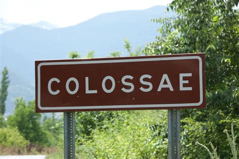 Choosy Mitchells Choose JIF: A quick visit to Colossae!