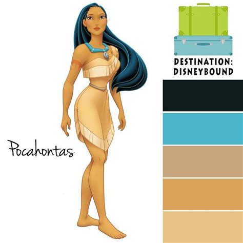 Pocahontas Color Palette | Disney colors, Pocahontas, Disneybound