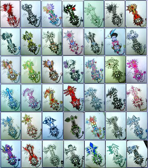 Anime-themed Keyblade Compilation by ExusiaSword on DeviantArt