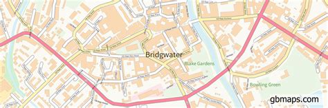 Bridgwater Vector Street Map