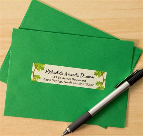 Label your envelopes with personalized address and return address labels at OnlineLabels.com ...