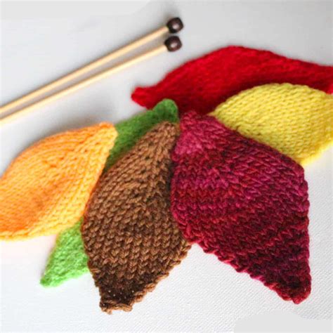 How to Knit a Leaf Shape - Studio Knit