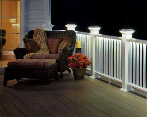 Deck Rail Lights from AZEK | Custom Home Magazine | Products, Decks ...