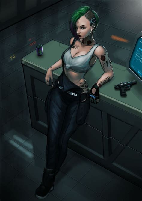 Judy Alvarez (Fan Art) by GreenFireArtist on DeviantArt in 2021 | Cyberpunk character, Cyberpunk ...