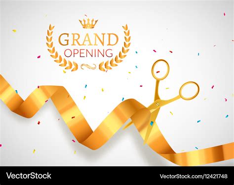 Grand Opening Inauguration Png Vector Illustration Of Ribbon Cutting | My XXX Hot Girl