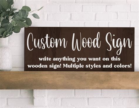 Custom Wood Sign, Farmhouse Signs, Farmhouse Decor, Wedding Decor ...