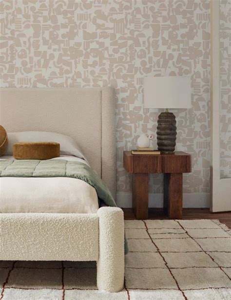 Organic Shapes Wallpaper by Sarah Sherman Samuel | Schlafzimmer design, Zimmer, Einrichtung