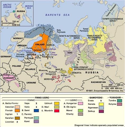 The Uralic languages | Language map, Language, Historical maps