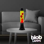 Blob Lamp Modern Red/Yellow Lava Lamp