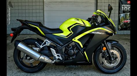 2016 Honda CBR300R Sport Bike Walk-Around Video | Yellow / Black CBR - YouTube