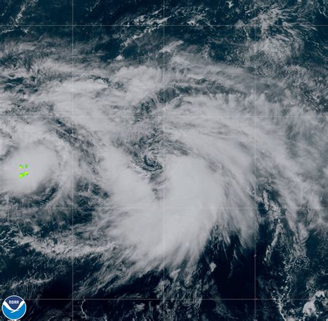 Tropical Storm Rina forms in the Atlantic Ocean, trailing Tropical ...