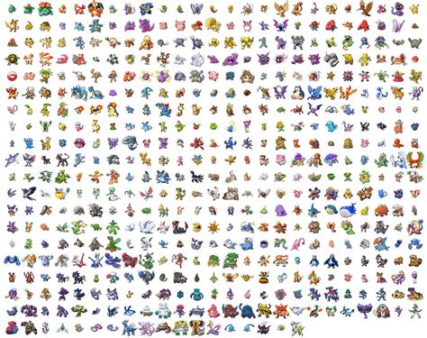 All pokemon sprites | This is for anybody who wants to make … | Flickr