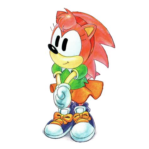 Concept artwork for Amy Rose for ‘Sonic CD’ on the... - Sonic The Hedgeblog