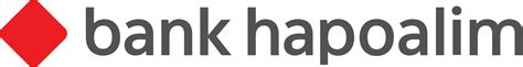 Bank Hapoalim logo in transparent PNG format