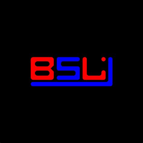 BSL letter logo creative design with vector graphic, BSL simple and ...