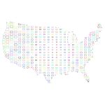 Two Harbors map icon vector image | Free SVG