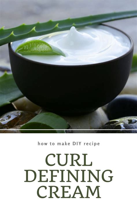 DIY Curl Defining Cream Recipe - Moisturize and Define Curls Naturally | Curl defining cream ...