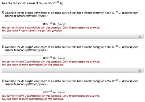 Solved An alpha particle has a mass of ma = 6.64X10-27 kg. | Chegg.com