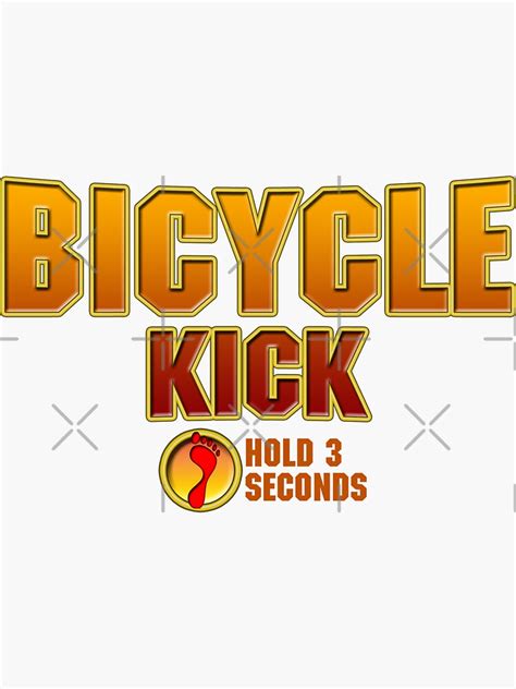 "Liu Kang Bicycle Kick" Sticker by McPod | Redbubble