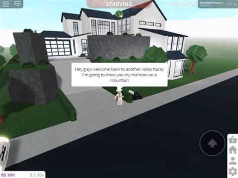 Roblox (Blocksburg) mansion on a mountain over 100k - YouTube