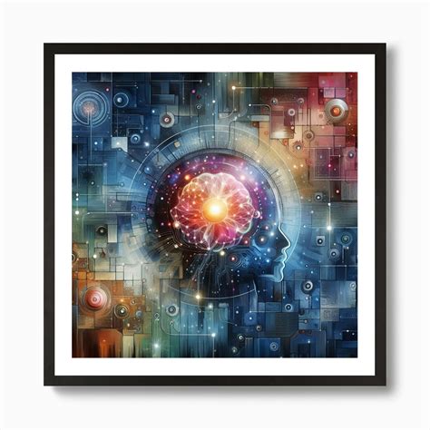 Abstract Brain Concept Art Print by Ferhan - Fy