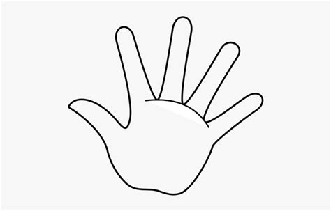 Free Clip Art Of Hand Clipart - Hand Clipart Black And White, HD Png Download , Transparent Png ...