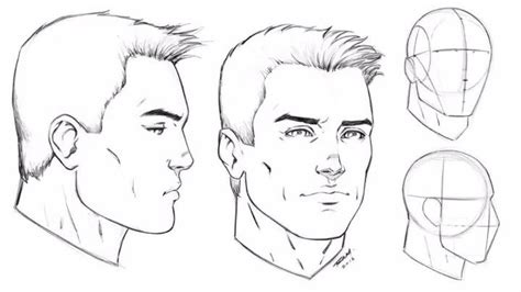 25 Easy Male Face Drawing Ideas - How to Draw