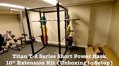 Titan T-2 Series Short Power Rack Extension Kit (Unboxing to Setup ...