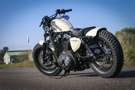 Sportster 48 beige BOBBER | Rick`s Motorcycles » Harley Davidson - Baden Baden