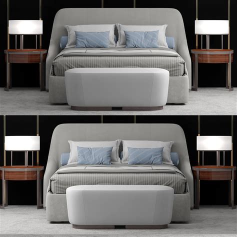 Bed Fendi Casa Audrey - Download the 3D Model (15573) | zeelproject.com