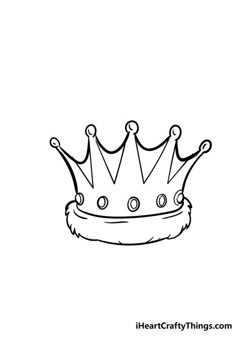 Crown Drawing - How To Draw A Crown Step By Step