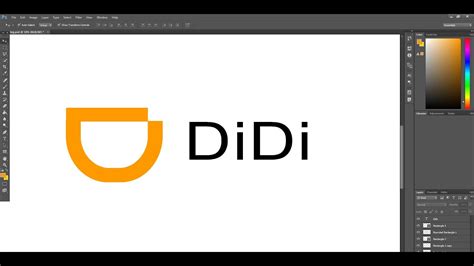 how re create DIDI logo in Adobe Photoshop - YouTube